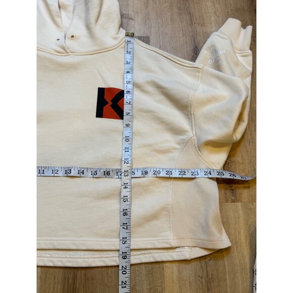 Kenzo Cream White Cropped Hoodie With Logo Medium - Picture 6 of 7